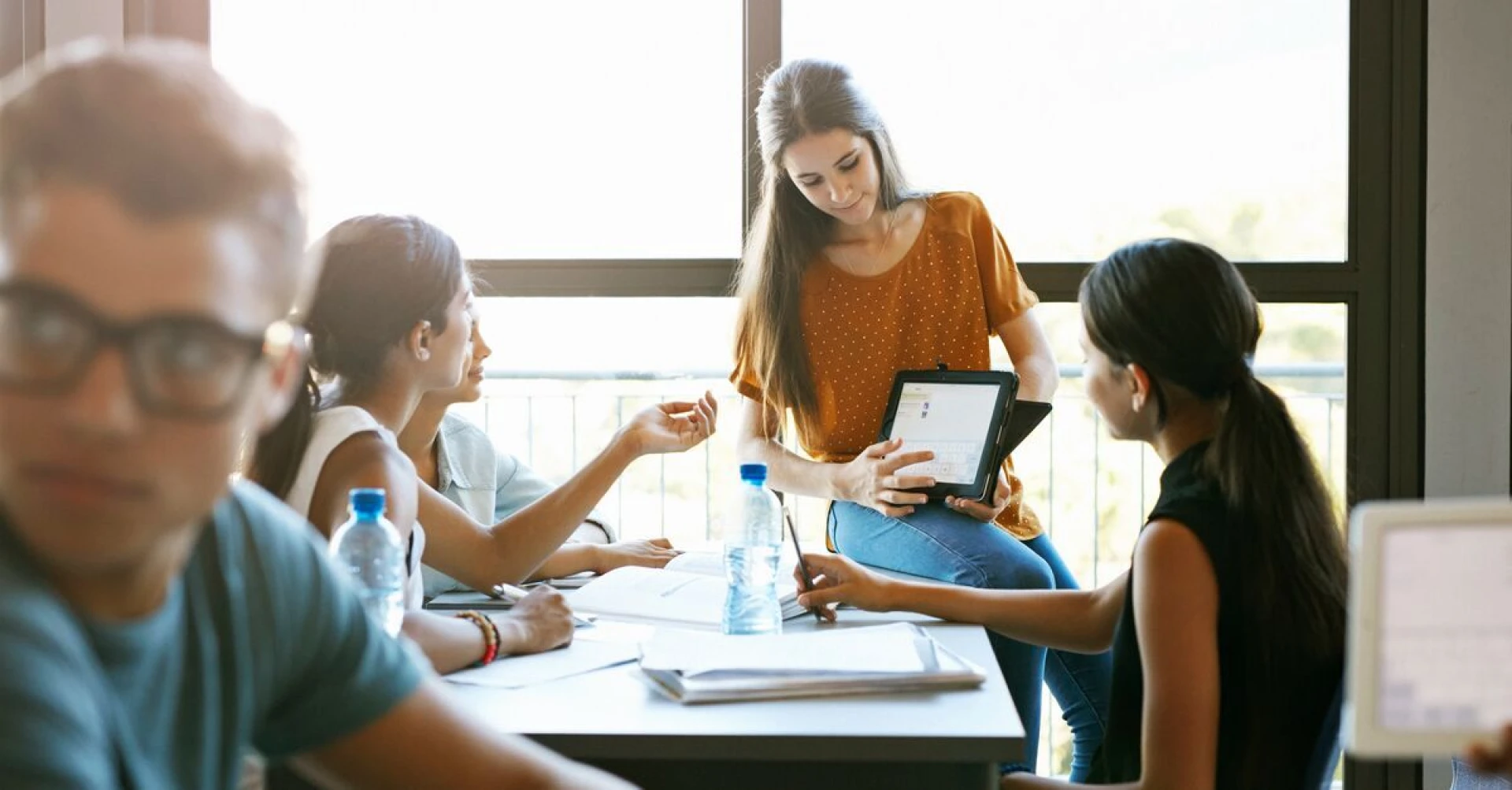 Text and image section image